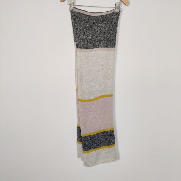 Reitmans Accessories - Reitmans Women's Scarf Shawl White Pink Colorblock Cashmere Blend Knit Winter